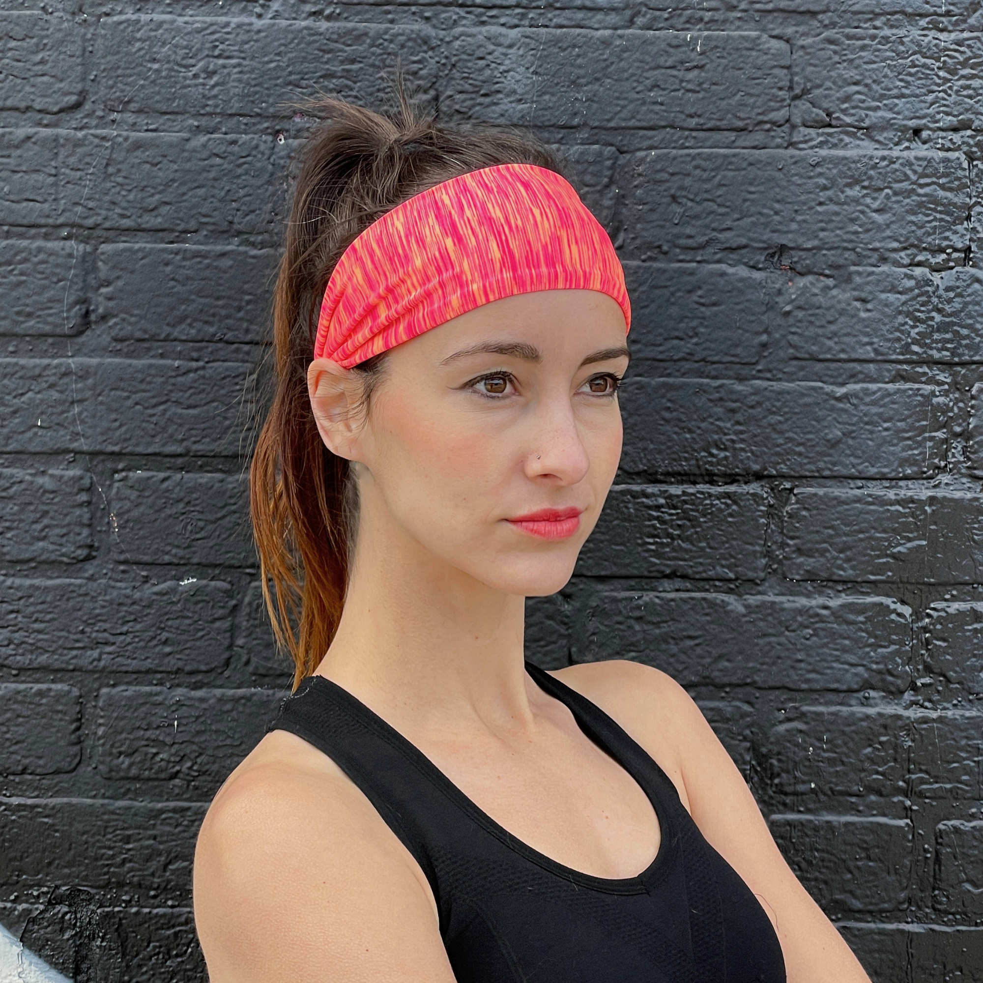 Extra-Wide Sport and Fitness Sweat Wicking Fitness Headband