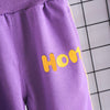 Male And Female Baby Cartoon Long-sleeved Two-piece Suit