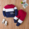 Boys And Girls Fashion Casual Round Neck Sweater Suit