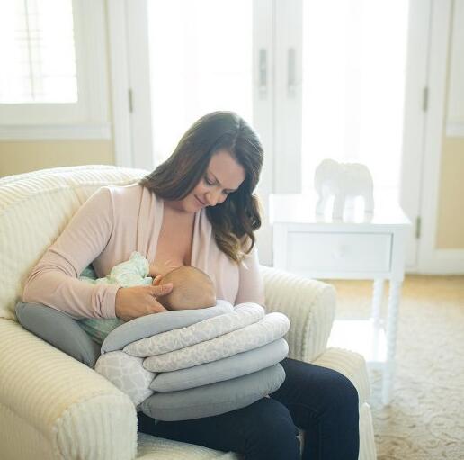 Versatile Nursing Pillow with Adjustable Features for Breastfeeding