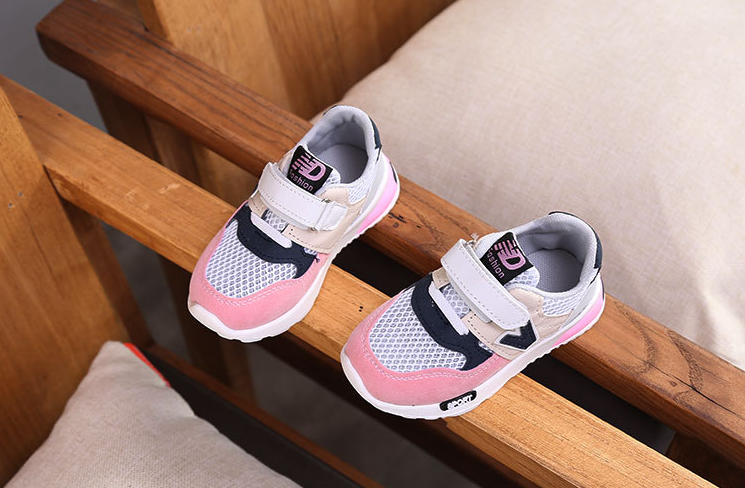 Summer new sports shoes mesh shoes children's V-shoes girls running shoes