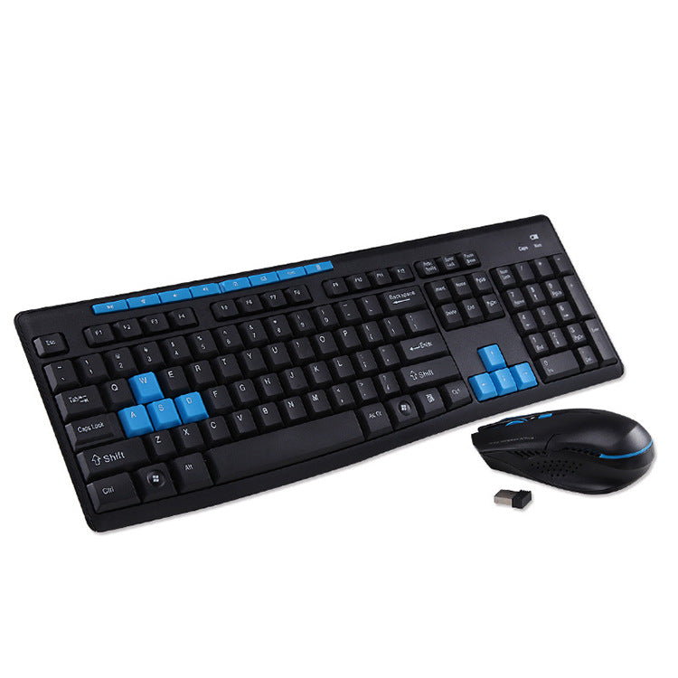 Wireless Keyboard and Mouse Set with USB Connectivity