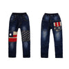 Boys patchwork jeans