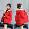 Women's Short INS Fluffy Cotton-Padded Jacket for Winter Comfort