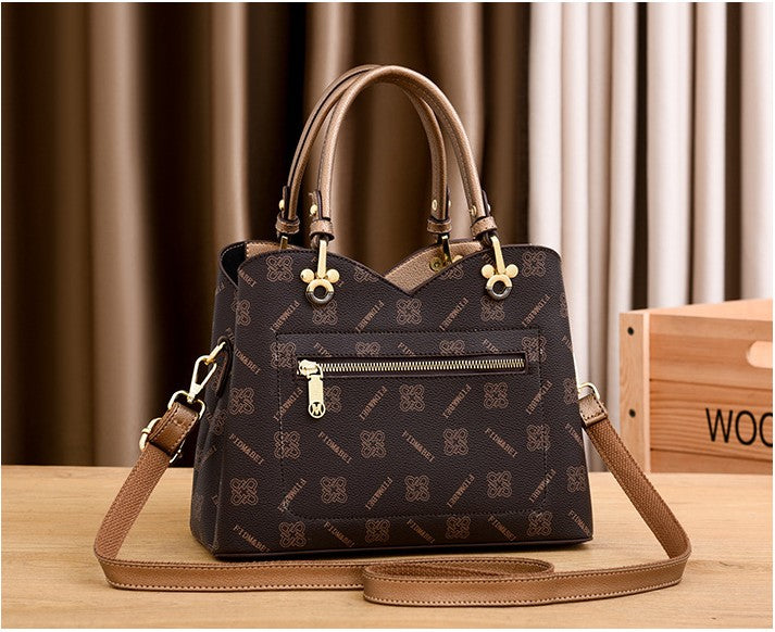 Elegant One-Shoulder Handbag for Women with Diagonal Crossbody Versatility