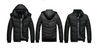 Men's cotton clothing Autumn and winter hooded Korean version of the thick cotton jacket explosion models middle-aged cotton men
