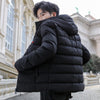 Down Padded Jacket Trend Men's Short Winter Warm Cotton Hooded Youth Winter Jacket