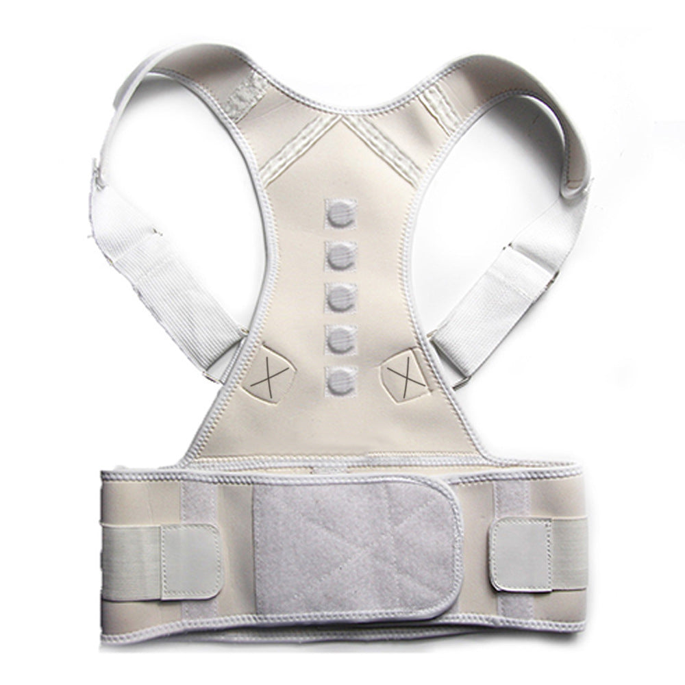 Men's Adjustable Magnetic Body Shaper Brace with Custom Fit