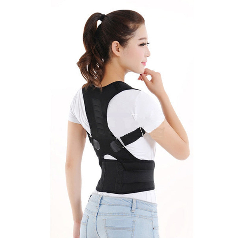 Men's Adjustable Magnetic Body Shaper Brace with Custom Fit