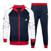 Fashion Retro Color Matching Color Men's Suit