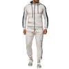 Men's color matching splicing casual suit