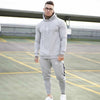 Fitness sports suit men's autumn suit hooded