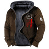 Stylish Printed Men's Winter Jacket for Fashionable Cold Days