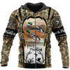 Men's Outdoor Pullover Hoodies with Autumn and Winter Animal Patterns in 3D Digital Printing