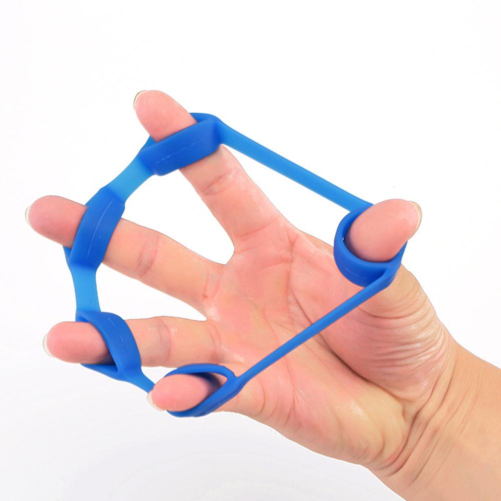 Silicone Tube Finger Exerciser with Pull Ring - Finger Training Device for Strengthening Fingers