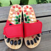 Newly Natural Pebble Stone Foot Massager Slippers Reflexology Care Blood Activating Foot Acupuncture Point Massage Shoes