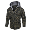 Winter Jacket for Men with Detachable Hood - Slim Fit, Fleece Lined, Thick and Warm - Ideal for Autumn and Winter Seasons