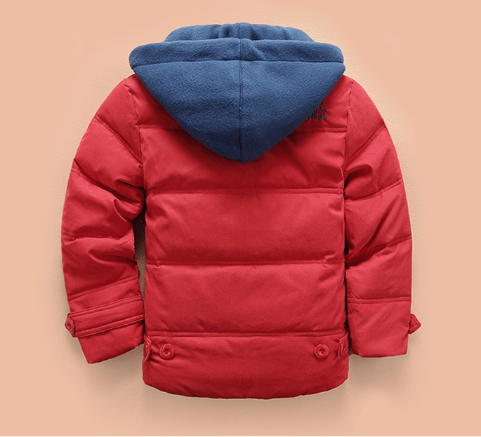 Winter Apparel for Boys: Cozy Thickened Down Jacket for Children