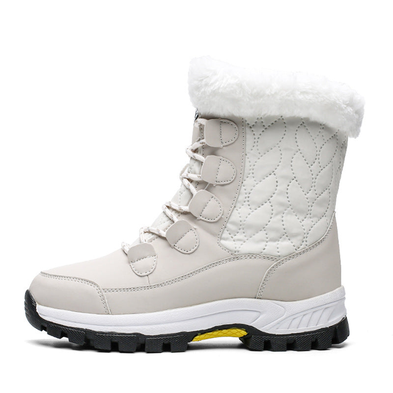 Cozy and Velvet-Lined Snow Boots for Women: Stay Warm and Stylish!