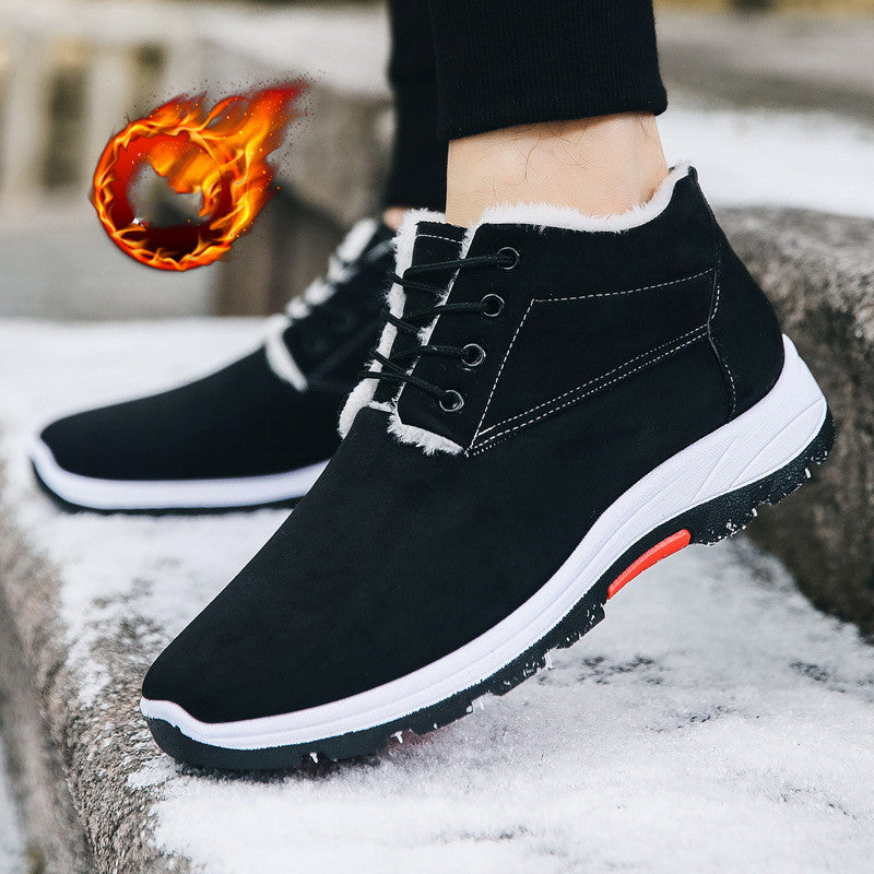 Thickened cotton shoes in winter