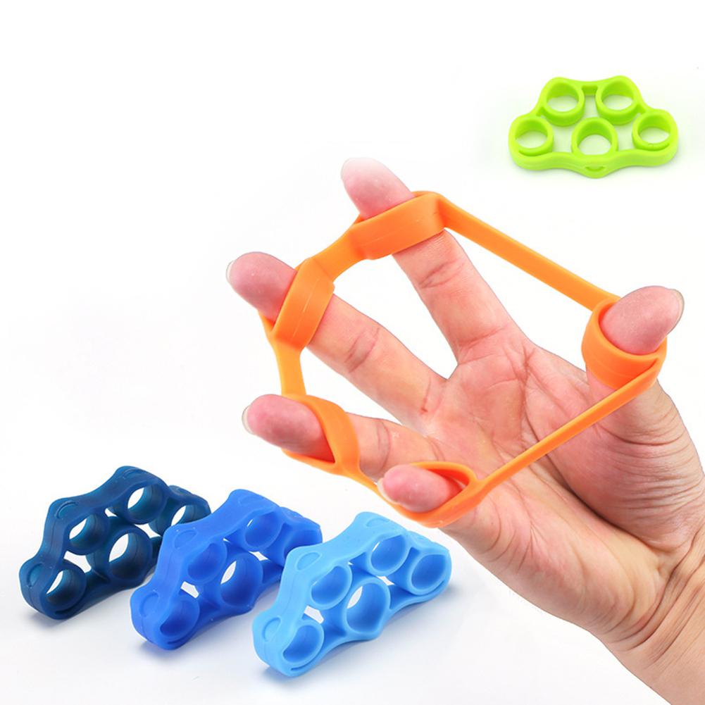 Silicone Tube Finger Exerciser with Pull Ring - Finger Training Device for Strengthening Fingers