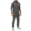 Men's color matching splicing casual suit