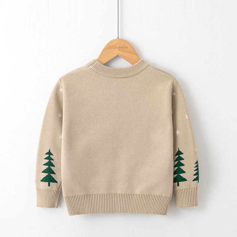 Viscose, Cotton Christmas Sweaters For Children