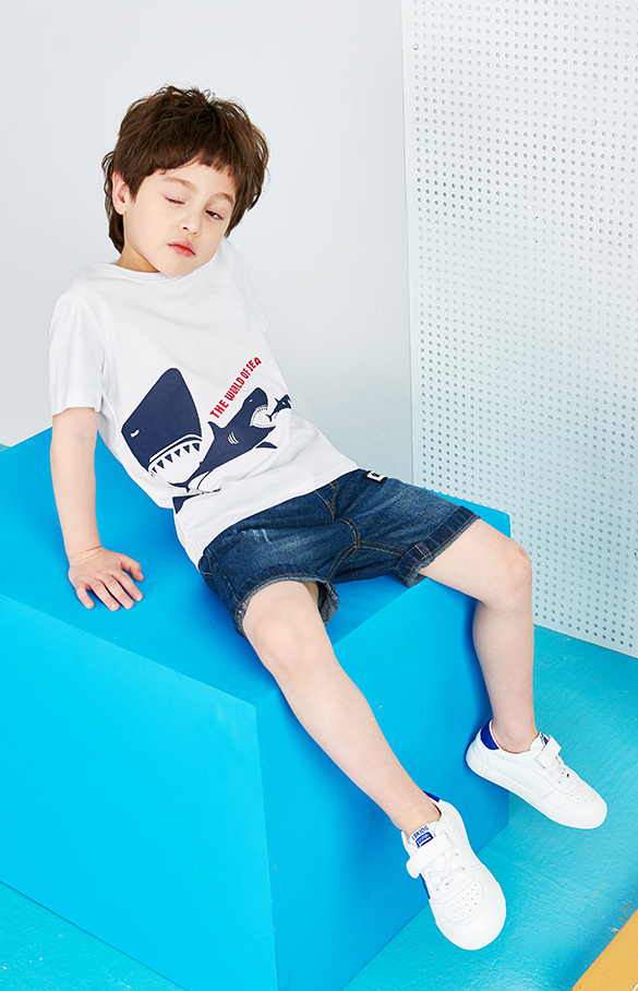 Children's Summer Boy Half Sleeve Top - Stylish Cotton Kids T-Shirt