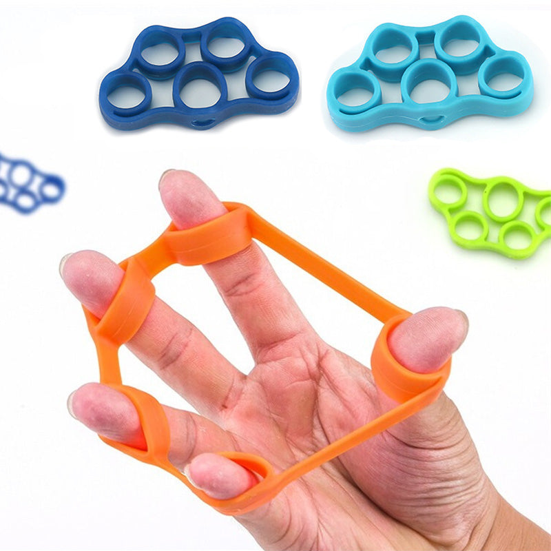 Silicone Tube Finger Exerciser with Pull Ring - Finger Training Device for Strengthening Fingers