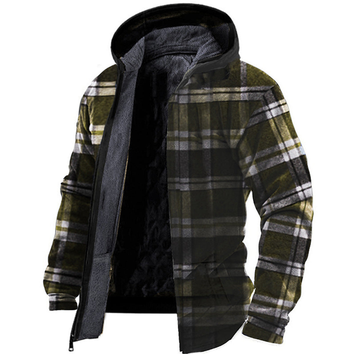 Stylish Printed Men's Winter Jacket for Fashionable Cold Days