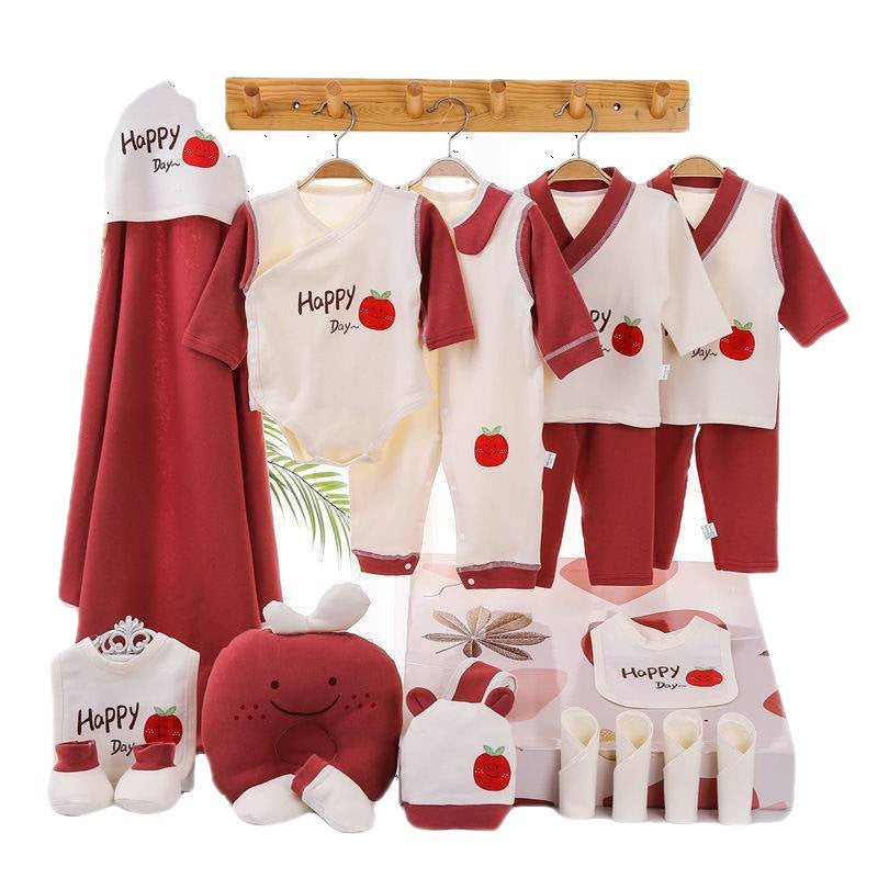 Children's Gift Box Spring And Autumn Suit Cotton Baby Clothes