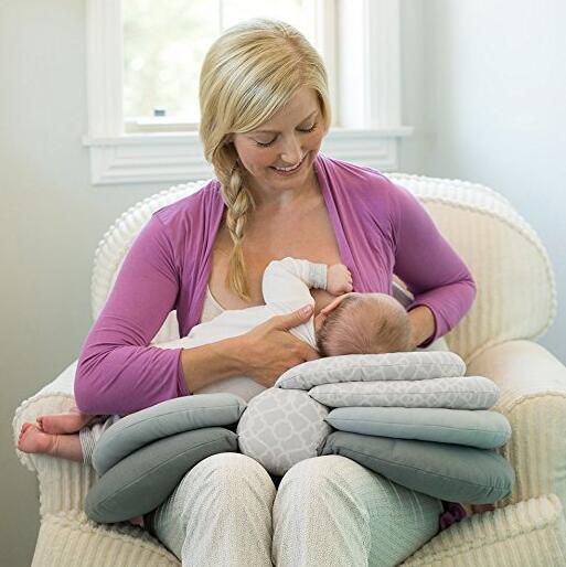 Versatile Nursing Pillow with Adjustable Features for Breastfeeding