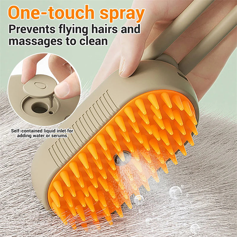 Cat Hair Remover Steam Brush