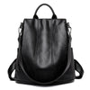 Fashionable Women's Cattlehide Leather Backpack with Anti-theft and Multifunctional Features