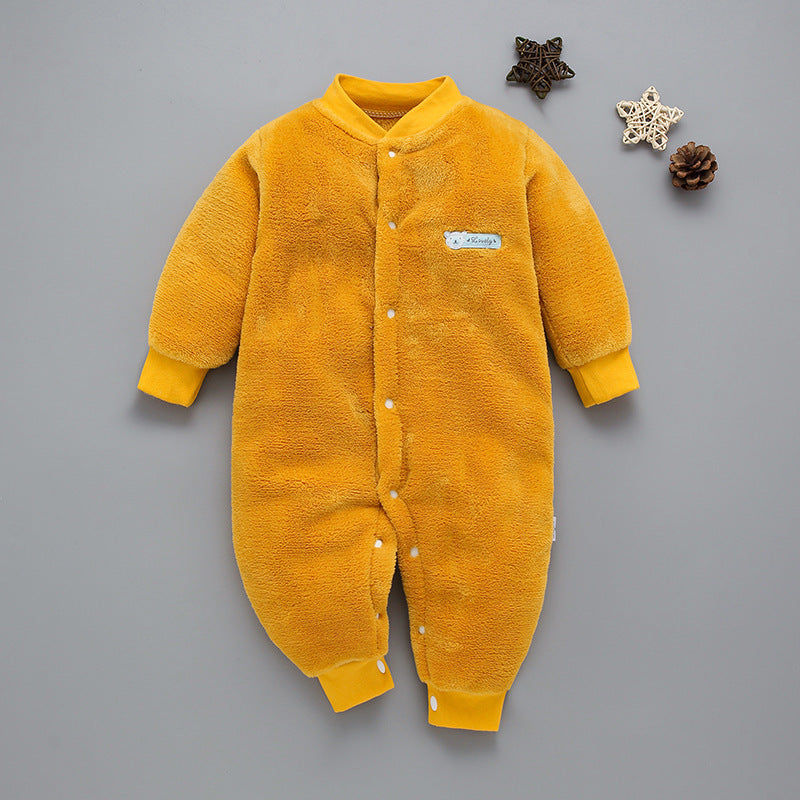 Thickened Baby Clothes for Fall-Winter Seasons, Suitable for 3 to 18 Months