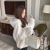 Fashion Thickened Sweater Women's Hooded