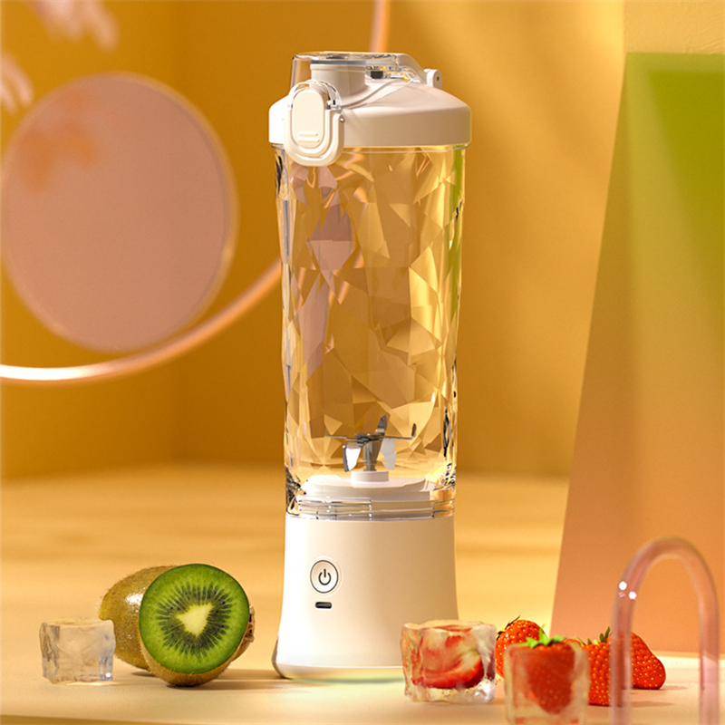 Compact Juicer Blender with 6 Blades for Personal Smoothies and Shakes - Mini Kitchen Gadget