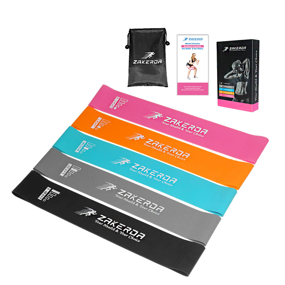 Resistance Rubber Bands for Yoga and Fitness - Range from 0.35mm to 1.1mm