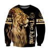 Men's 3D Printed Lion Animal Sports Hoodie