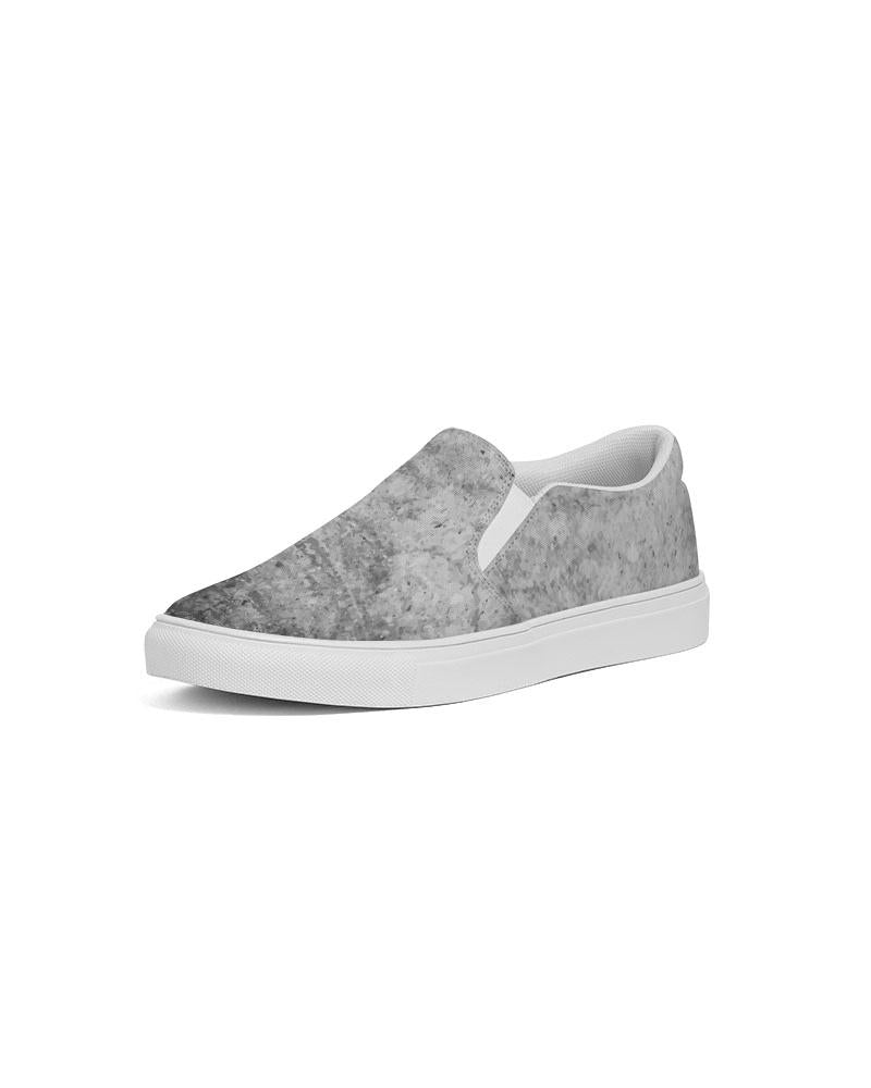 Men's Grey Canvas Slip-on Low Top Fashion Shoes