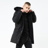 Hooded Mid-Length Jacket for Men