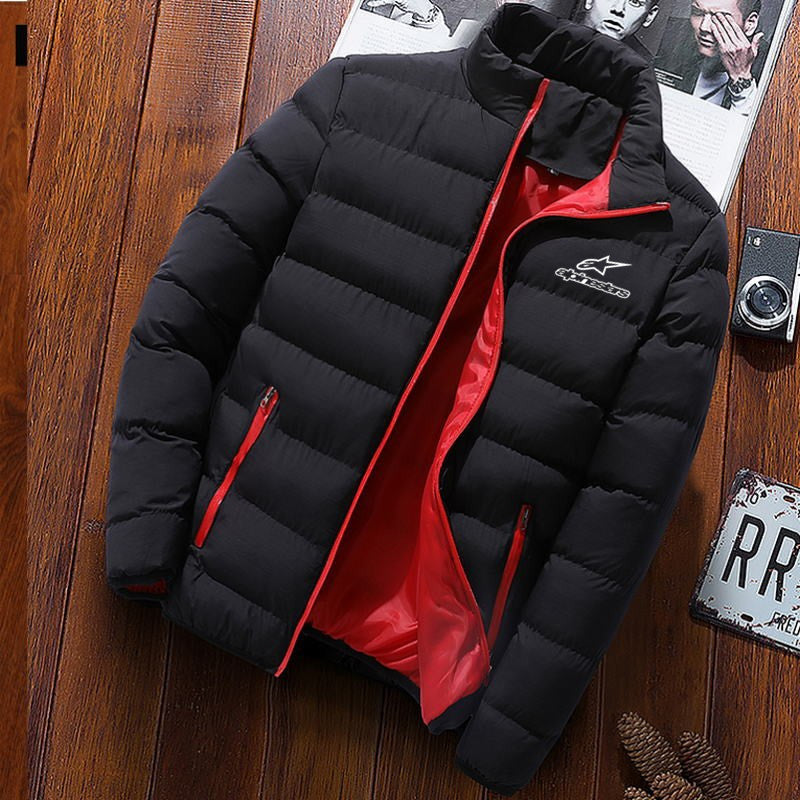 Men's Winter Fashion Jacket with Stand Collar