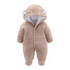 Winter Baby Jumpsuit Newborn Warm Thick Baby Romper