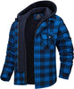 Loose Plaid Men's Long Sleeves with Thick Padding