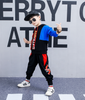 Boys spring suit long-sleeved sports two-piece suit tide clothes