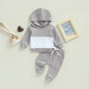 Color Stitching Hoodie Long-sleeve Suit