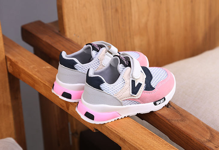 Summer new sports shoes mesh shoes children's V-shoes girls running shoes