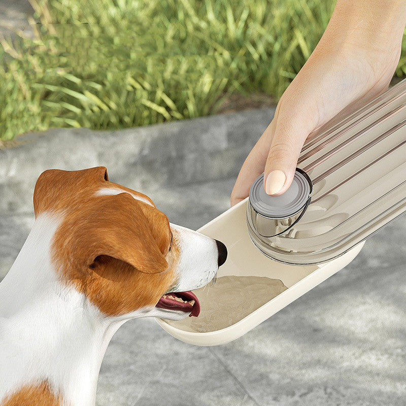 Portable Dual-Function Pet Cup for Dog Walking: Hydration and Feeding On-the-Go