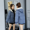 Women's Short INS Fluffy Cotton-Padded Jacket for Winter Comfort