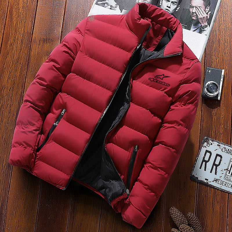 Men's Winter Fashion Jacket with Stand Collar